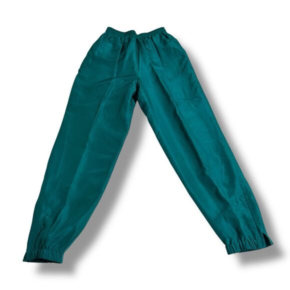 Vintage Bocoo Silk Tracksuit Hot Air Balloon Print Jacket Pants Set Size Small - Picture 11 of 15